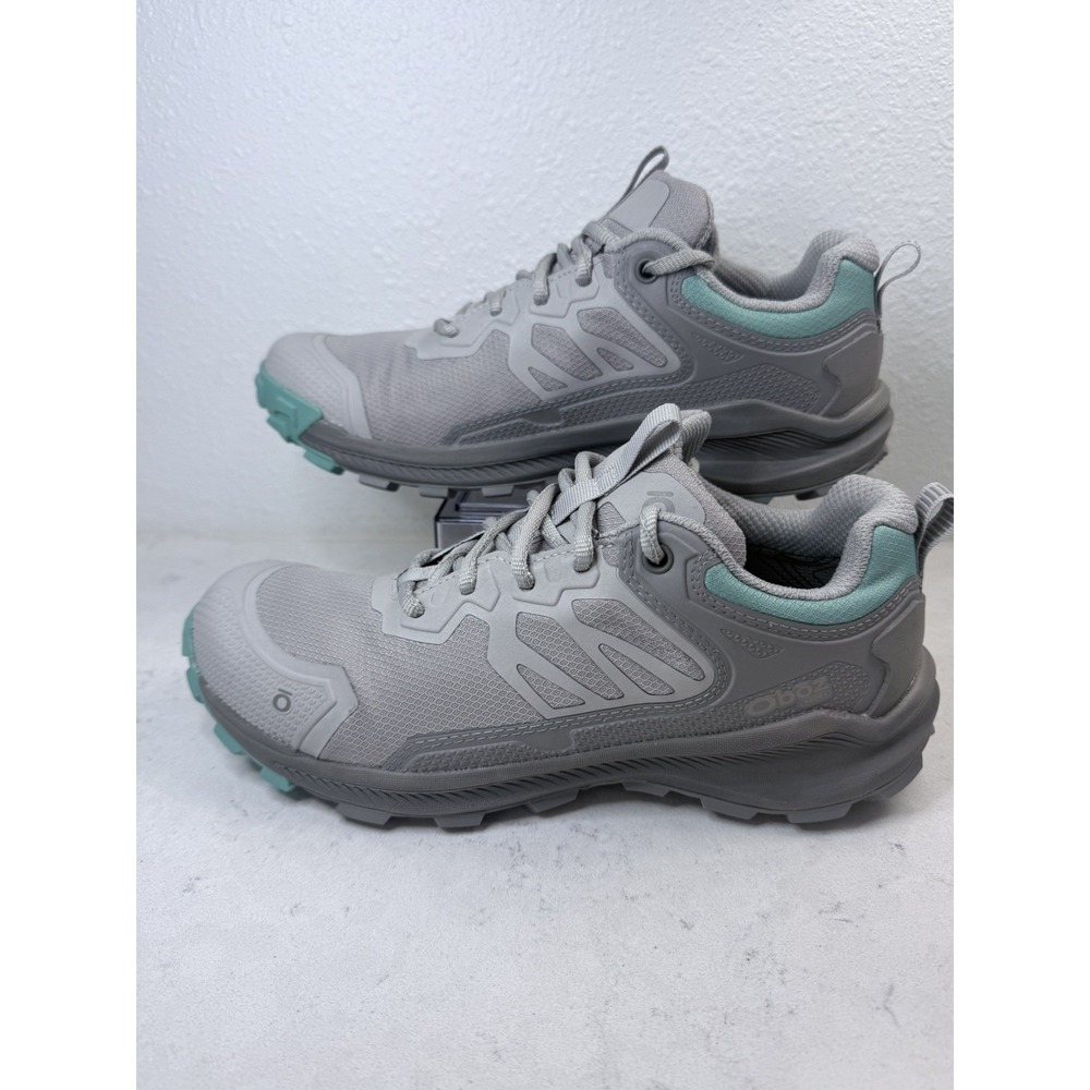 Oboz Katabatic Women Hiking Shoes Sz 7 Running Athletic Island,  Small Stain